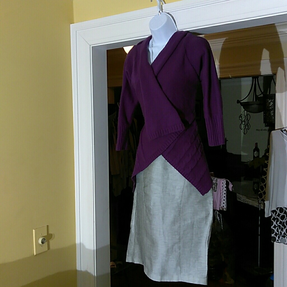 My Michelle ladies ponch cardigan